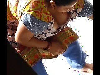 Indian maid boob feigning
