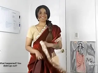 Powered Lily South Indian Wet-nurse In Law Role Play With Tamil Dirty Talking